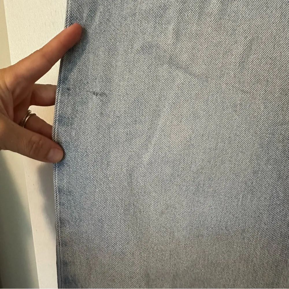 Levi’s Ribcage Straight Jeans Button Fly Womens 30 Blue - Image 5