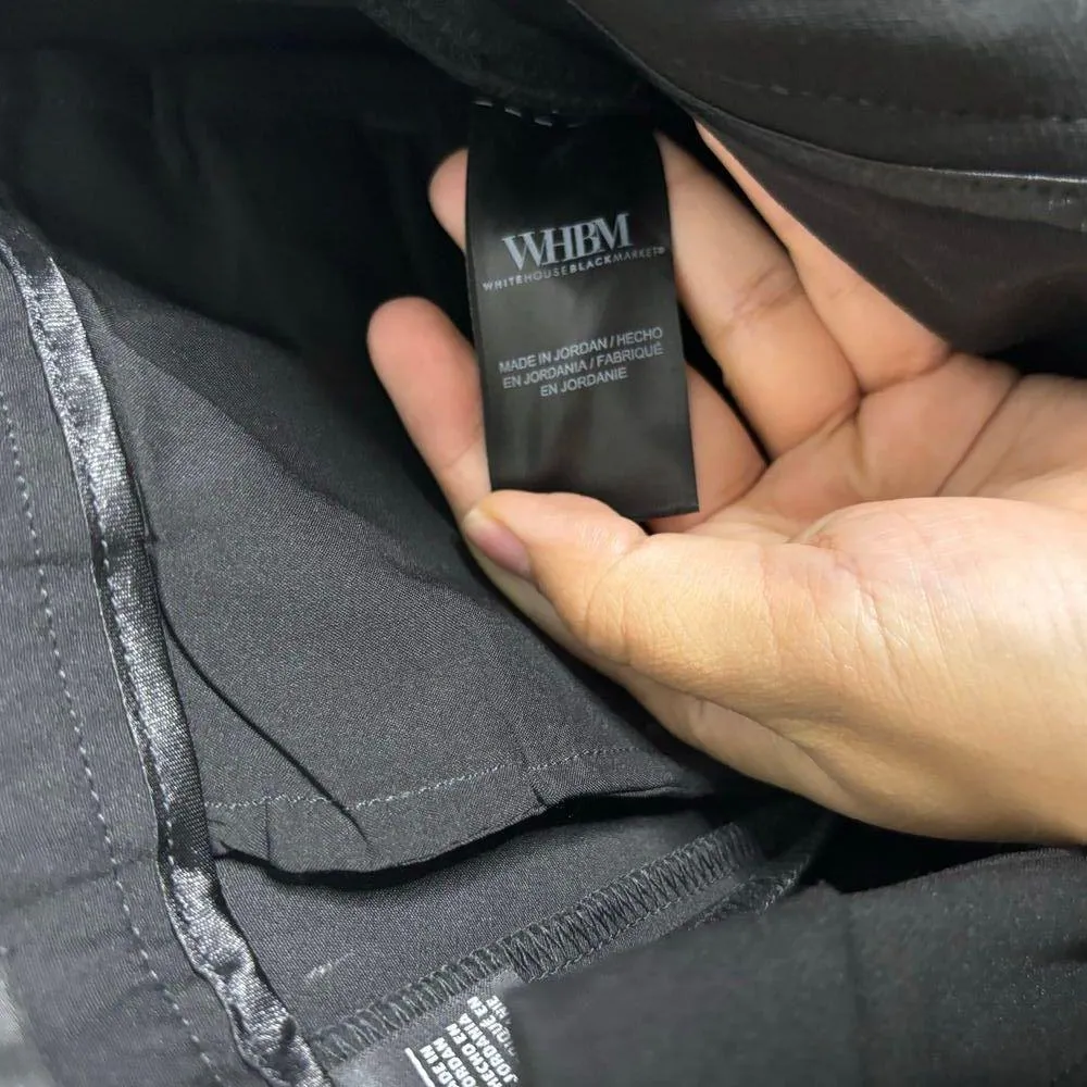 White House Black Market Black Pants Sz 6 - Image 5