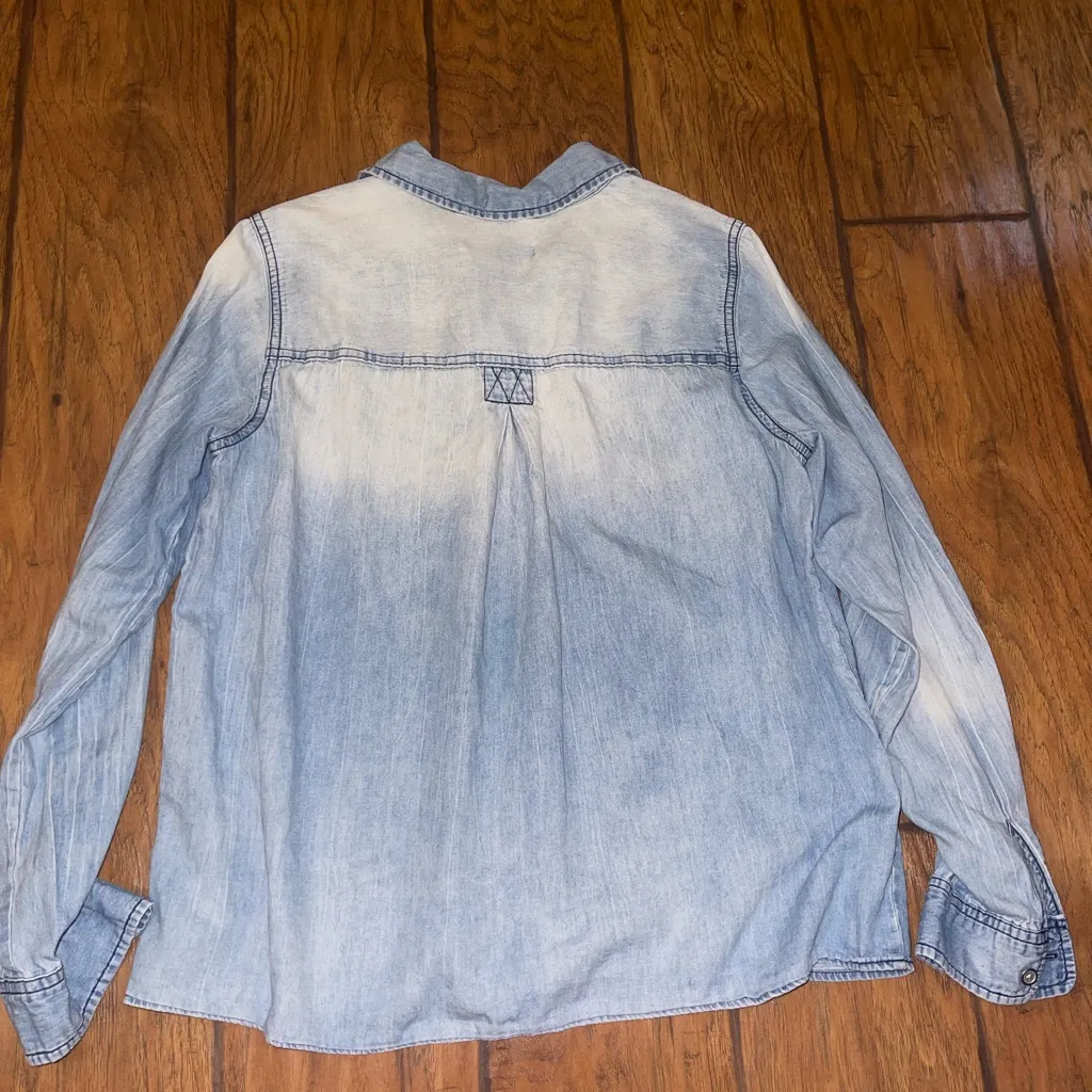 Embroidered Denim Button - Image 8