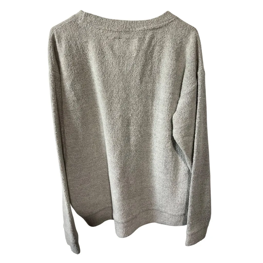 Ohio State Varsity Sweatshirt Gray & Red Large - Image 3