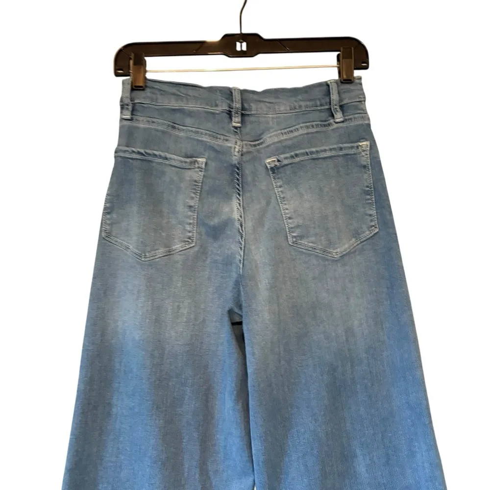 Frame Women's Le Palazzo High Waist Crop Wide Leg Jeans, Danbury Wash Sz 29 - Image 10