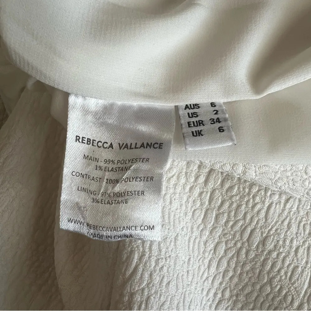 Rebecca Vallance Women’s Monique Genevieve Bow Waist Sleeveless White Midi Dress Size 2 - Image 11