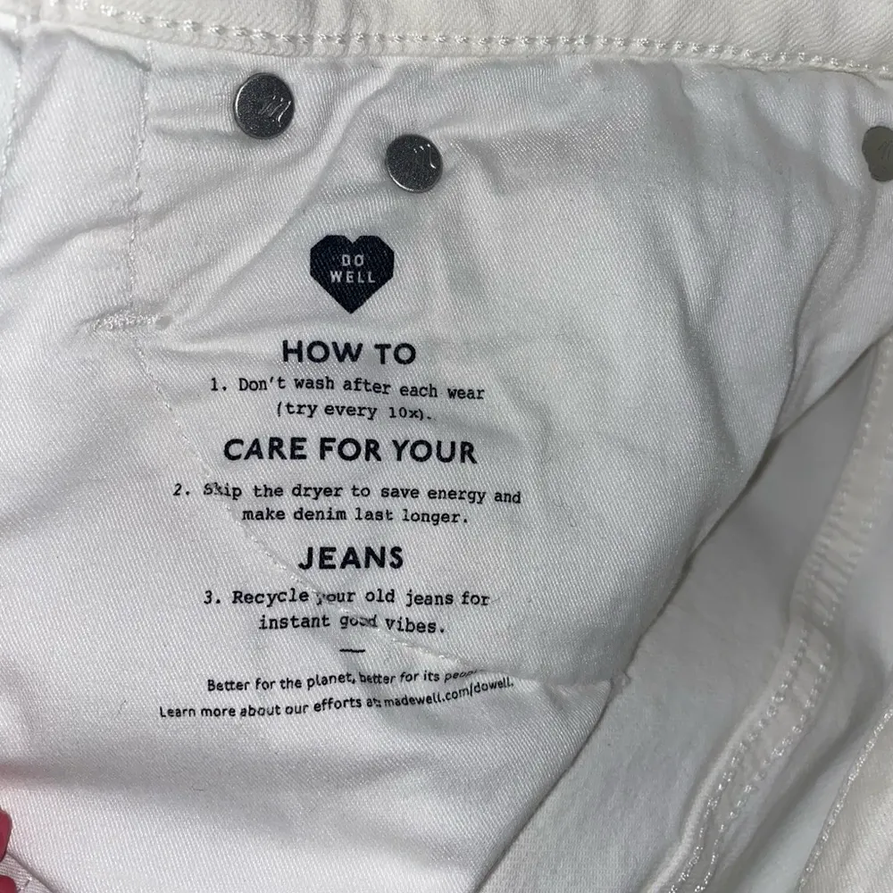 New MADEWELL The Perfect Vintage Jean Stretch Denim ND501 Size 33 - Image 6