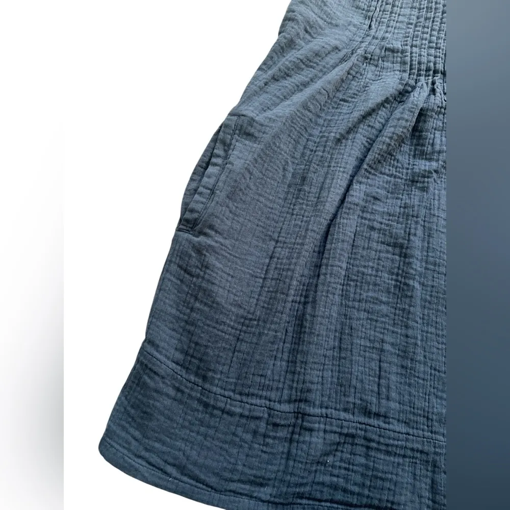 Quince 100% Organic Cotton Gauze Sleeveless Swing Dress - Image 6