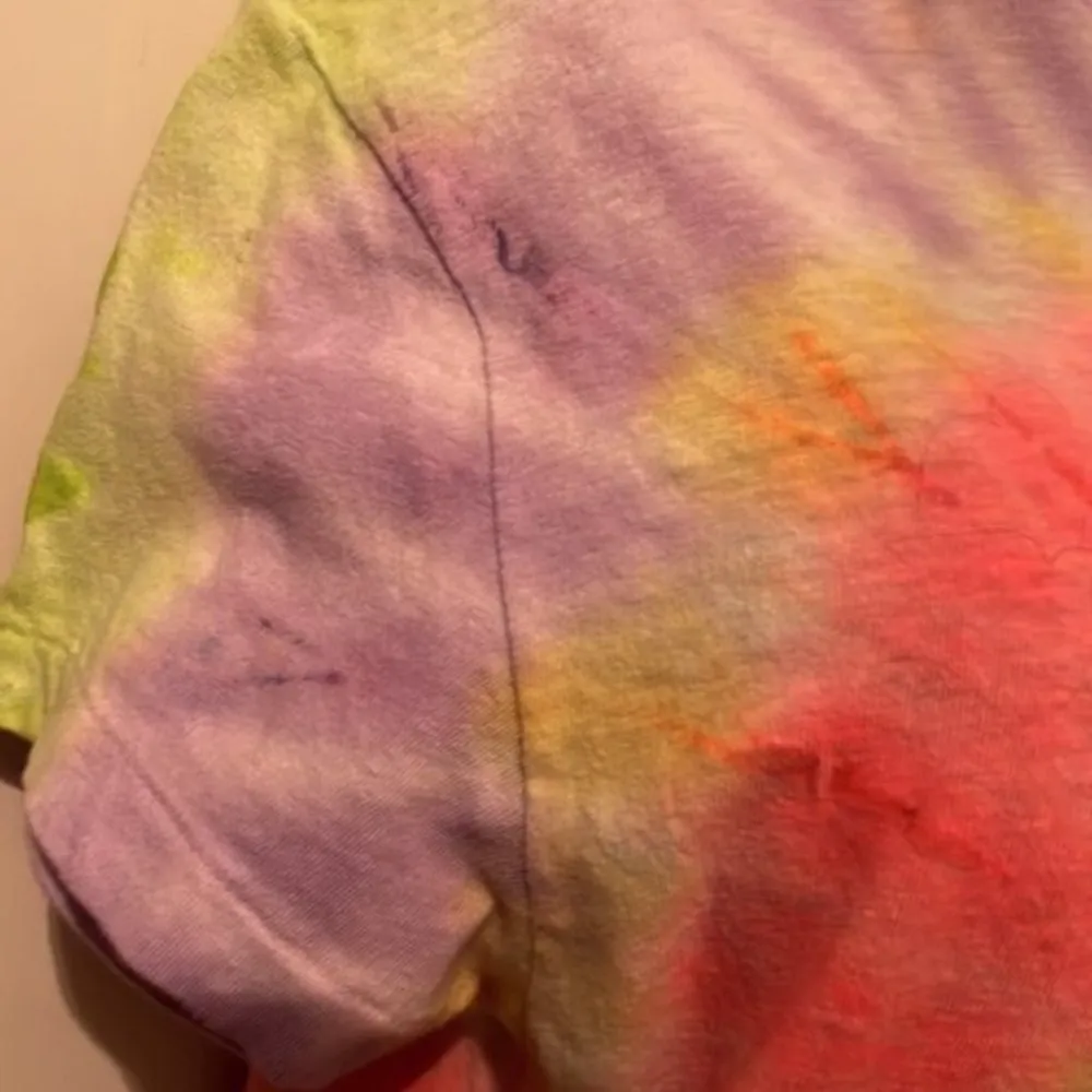 Redone Spiral Tie Dye multi colored tee S - Image 2
