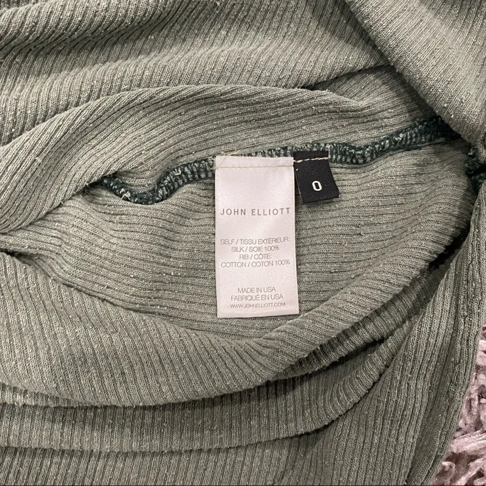 John Elliot Scoop Neck Sleeveless Ribbed Maxi Dress Green Size 0 - Image 12