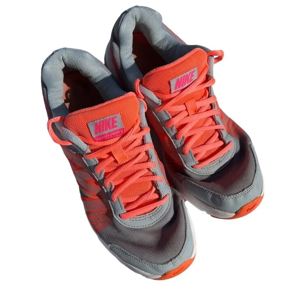 Air Futurun2 Womens Sneaker Tennis Shoe Athletic Running Orange Gray Size 8 - Image 7