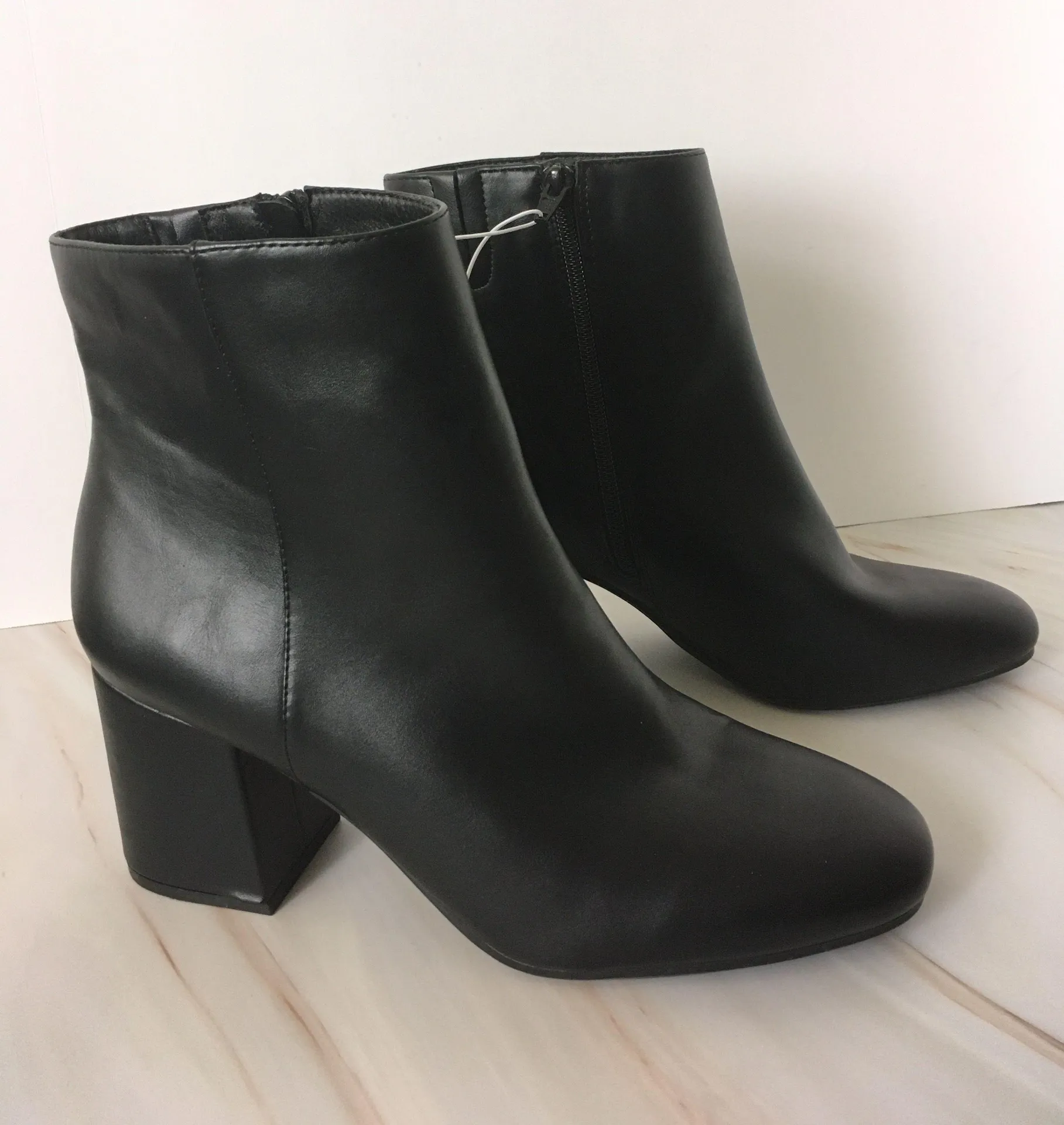 Black Ankle Boots, Size 11 - Image 2