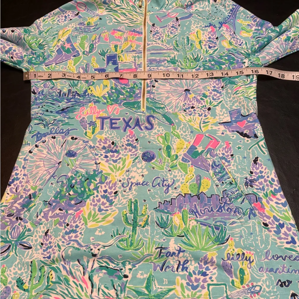 NWT LILLY PULITZER SKIPPER POPOVER TOP *LILLY LOVES TEXAS* UPF 50+ Sz XXS - Image 13
