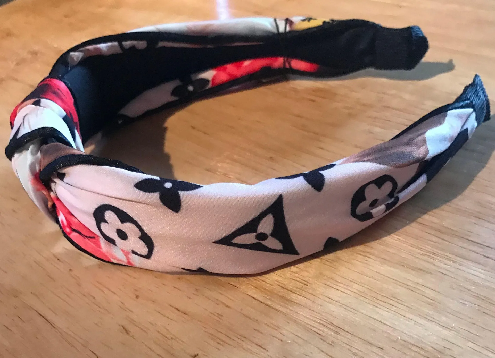 Floral Print Knot Headband Multi - Image 4