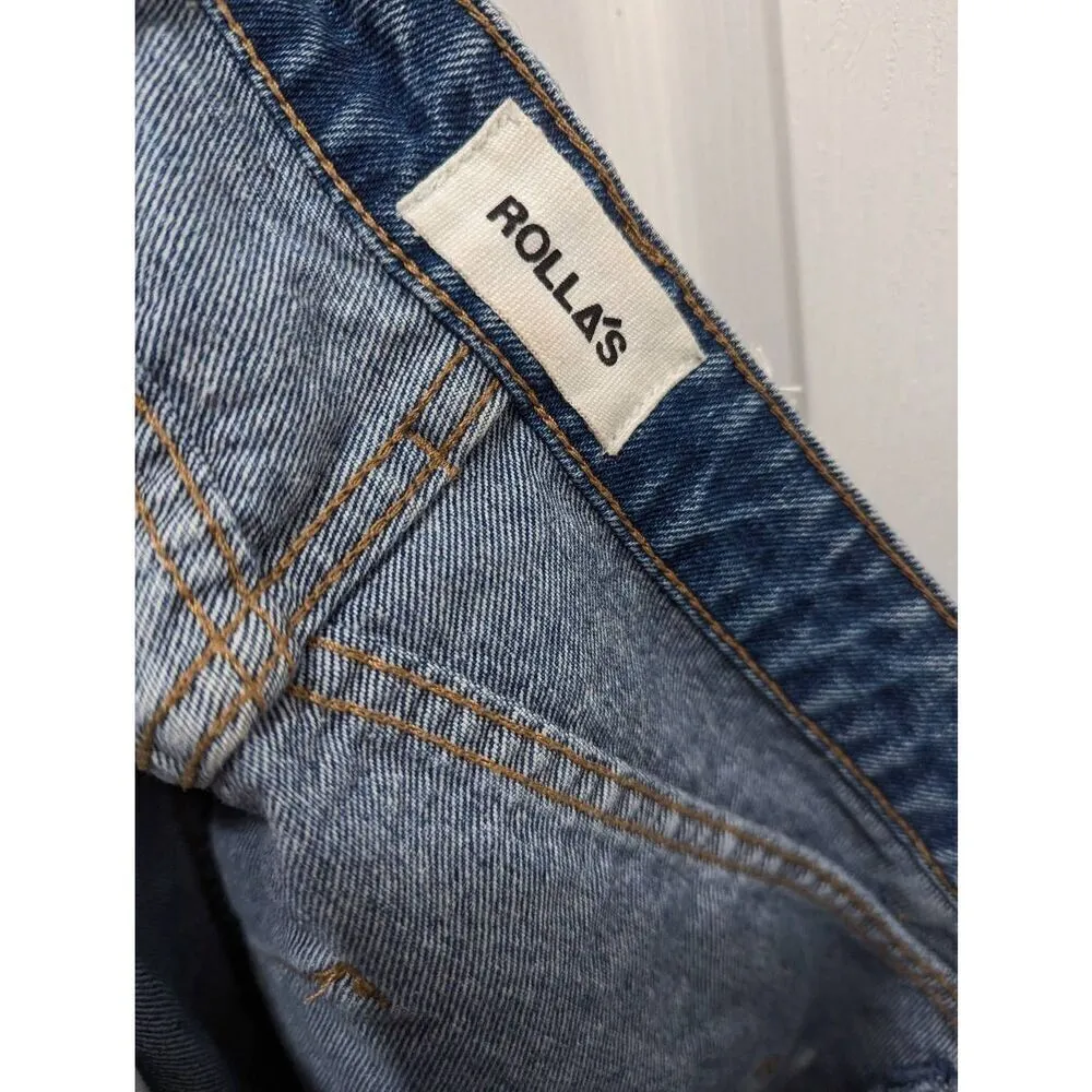 Rolla's Cutoff high waist denim mini skirt size Blue Size 27 - Image 4