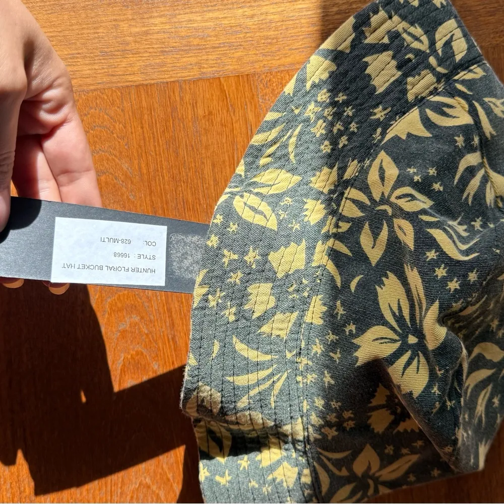 Rolla's Floral Bucket Hat Black - Image 4