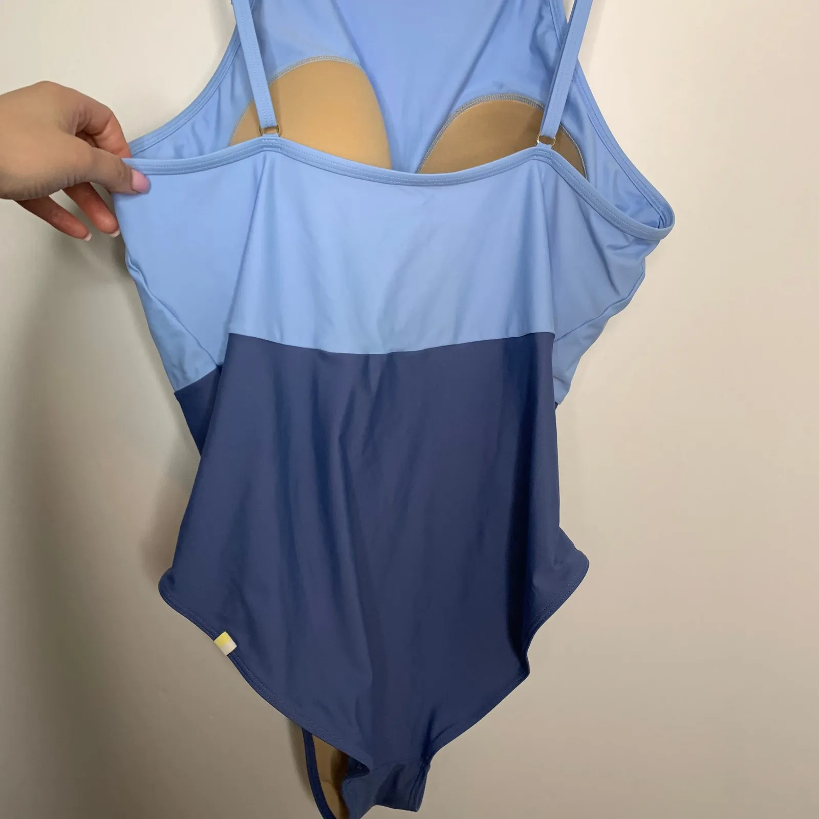 Summersalt The Wave Sky Blue Mountain One Piece Swim Womens 16 - Image 6