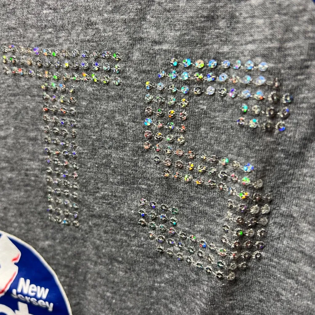 New Jersey‎ Nets Womens Shirt Small Short Sleeve Blue - Image 5