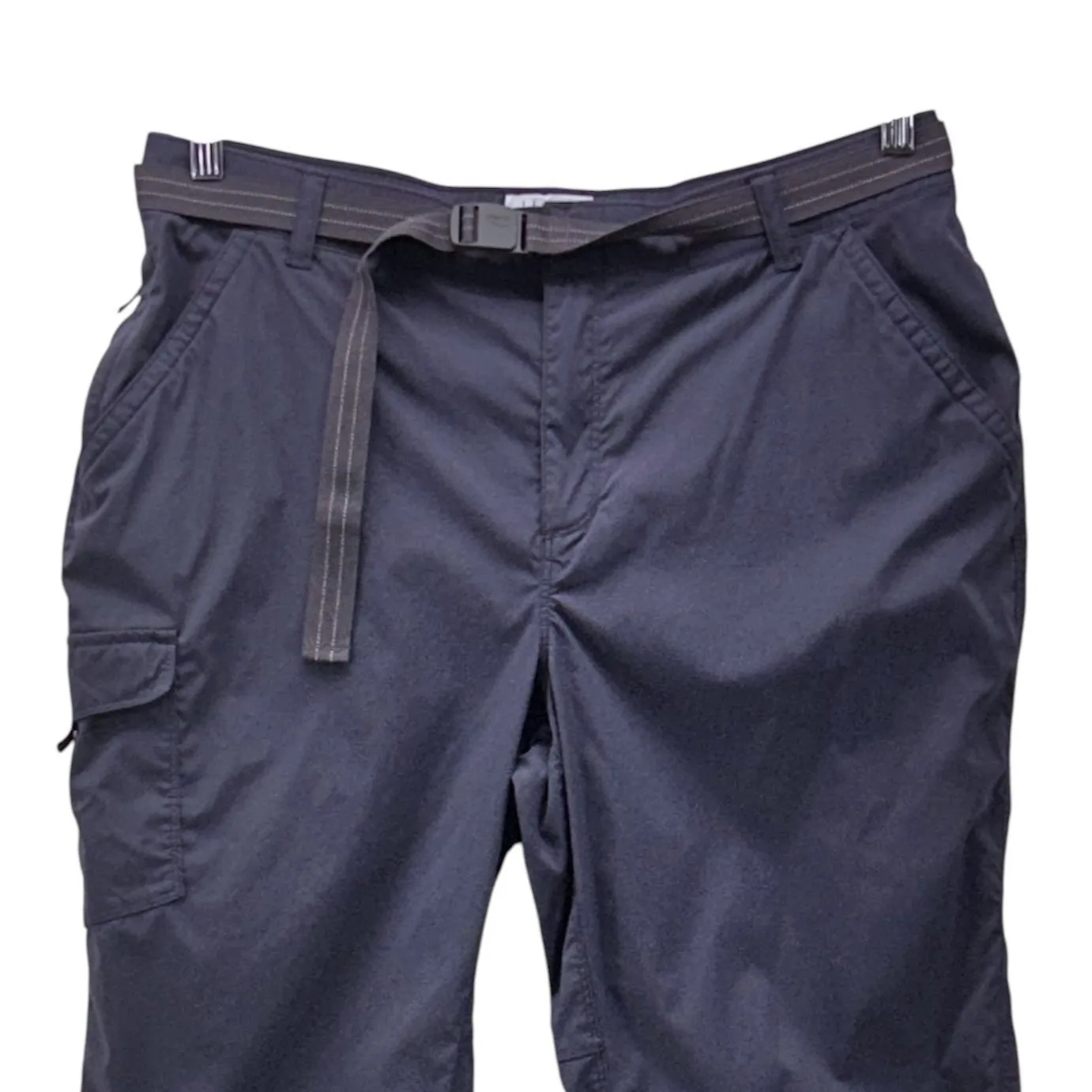 LL Bean Hiking Capris Large Slate Blue - Image 3