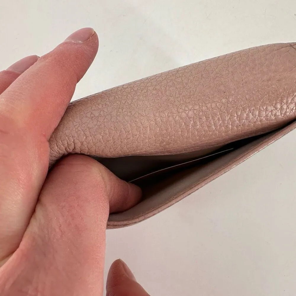 Kate‎ Spade Blush Pink Neutral Leather Tri-Fold Wallet - Image 3