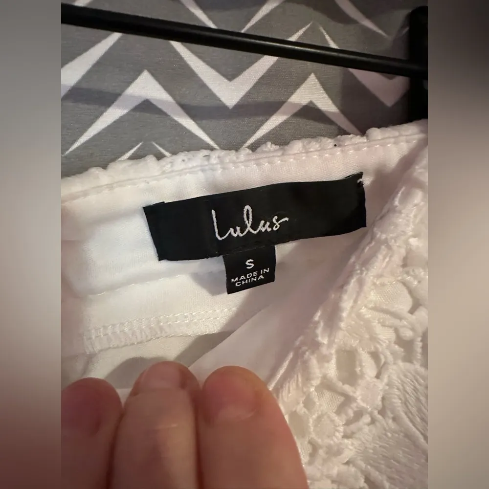 NWT Lulus | Look at Me Wow White Lace Pencil Skirt, Size S - Image 7