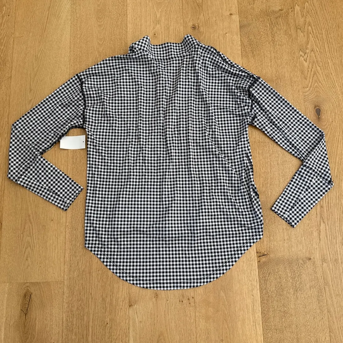 The Great x Eddie Bauer Jacket Pullover The Zip Hiking Checks Size M Black White Size M - Image 4