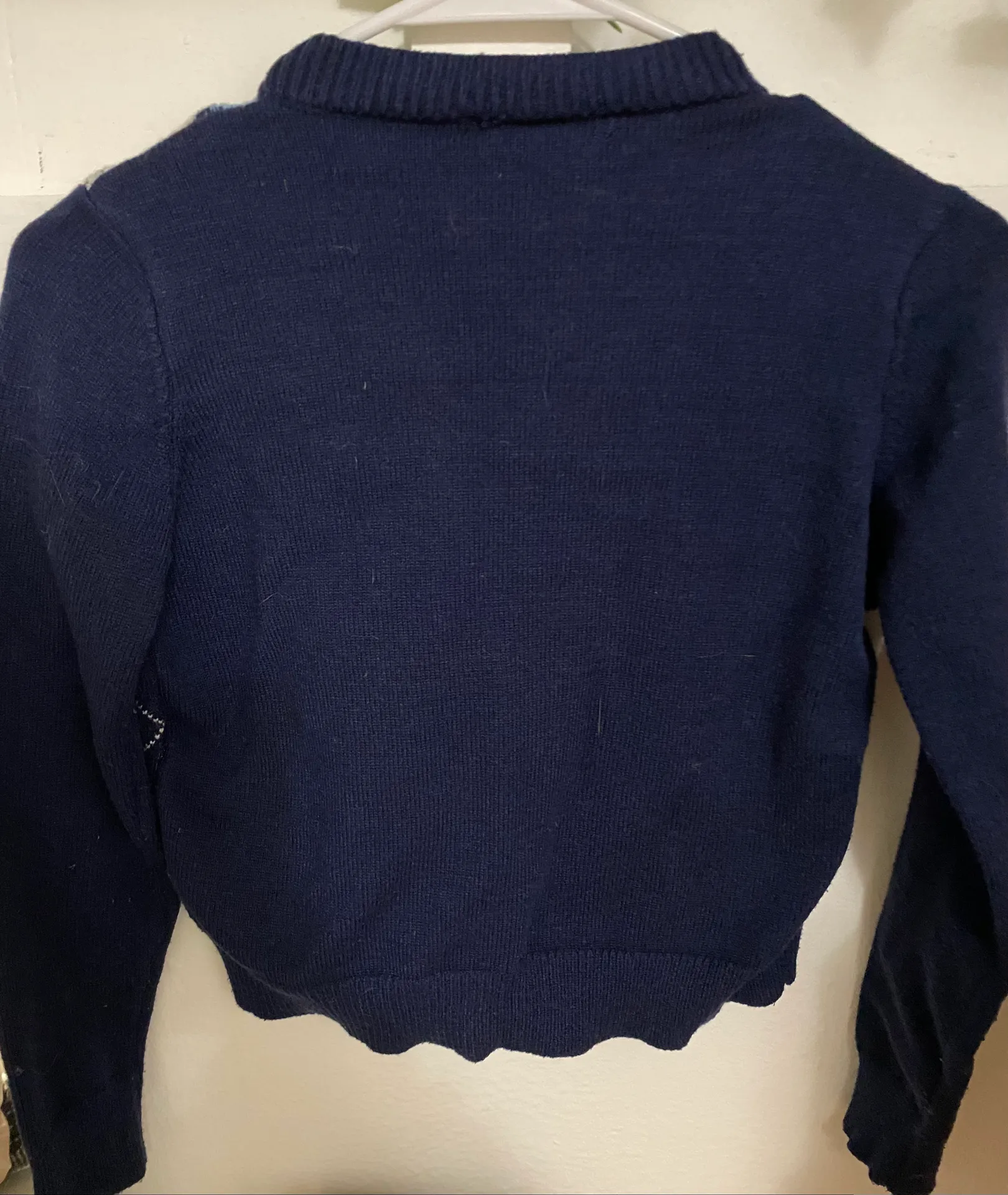 argyle cardigan sweater - Image 2