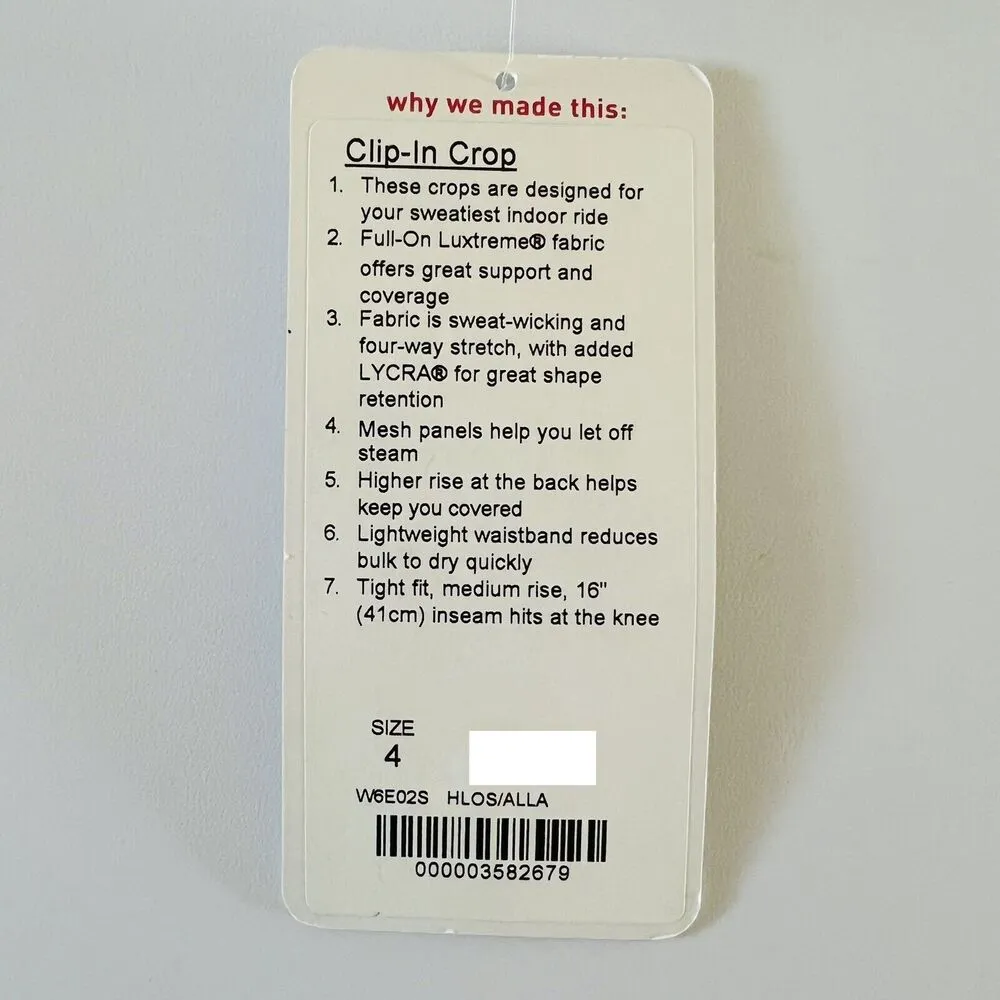 LULULEMON ATHLETICA Heathered Texture Lotus Camo Clip-In Crop Leggings - US 4 - Image 8