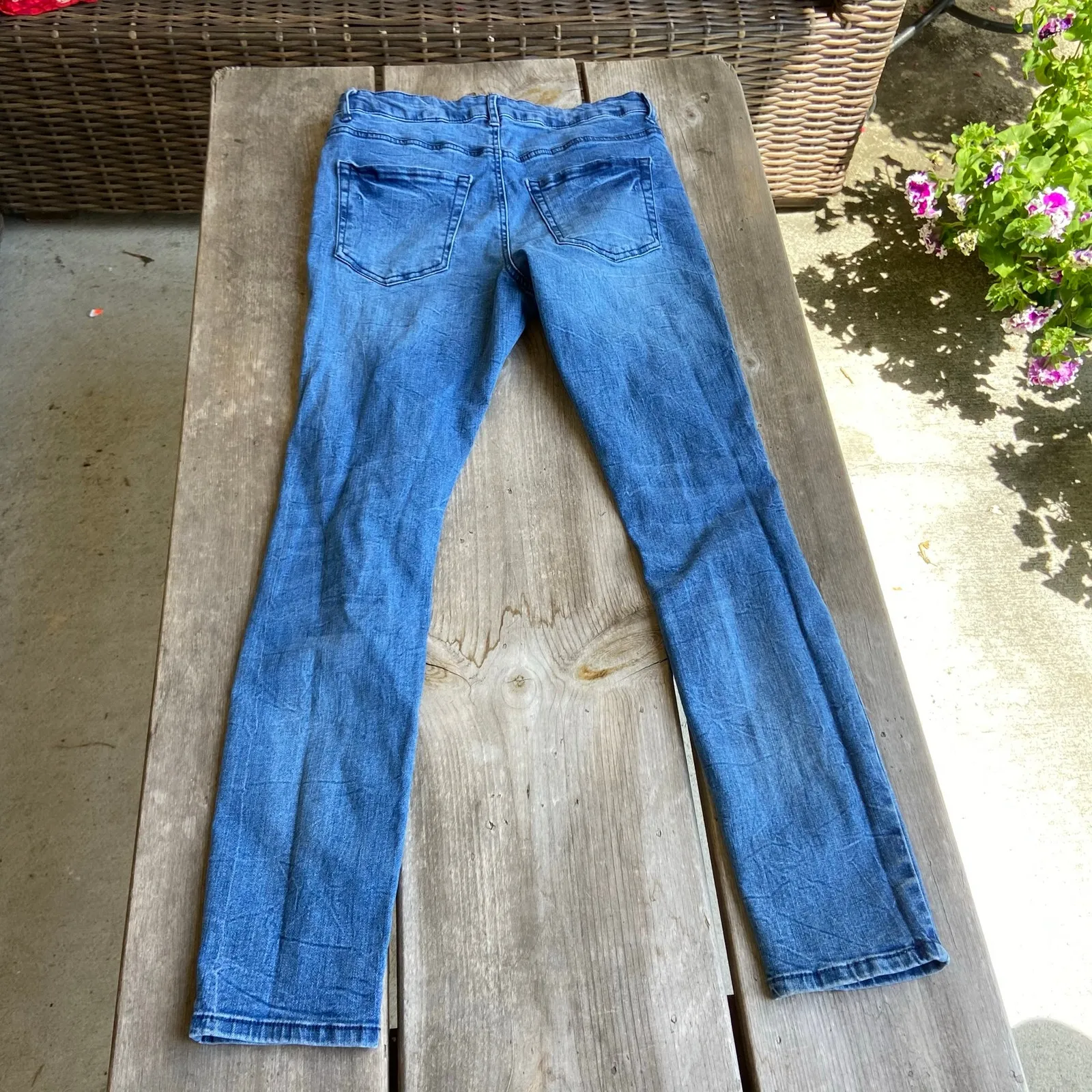 Forever 21 Womens Jeans Size 27 Distressed Destructed‎ Skinny Cotton Stretch - Image 7