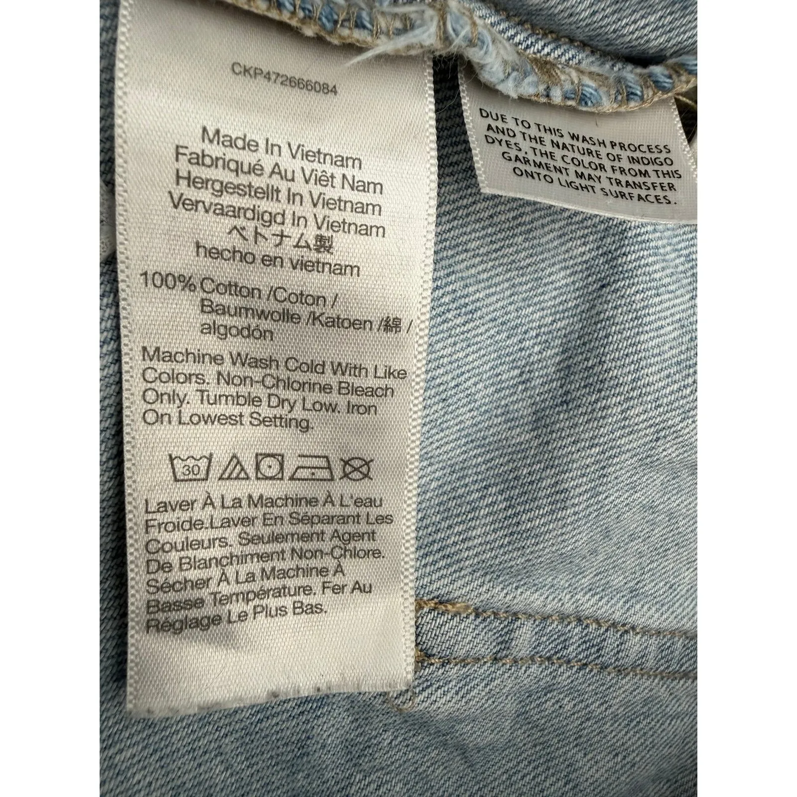 Madewell Denim Mini Skirt Size 32 Blue Cotton A-Line Pockets Casual - Image 5