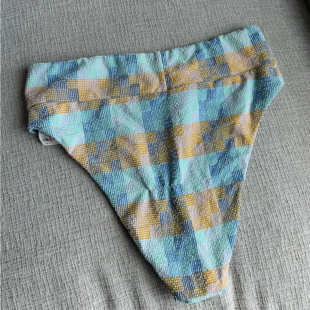 Aerie Pastel Checkered Bikini Bottom - Image 4