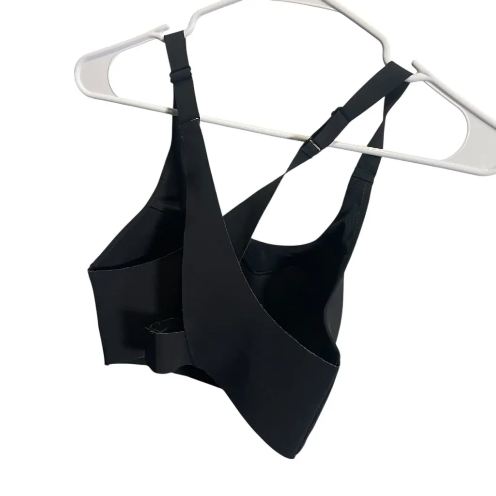 Gymshark Medium Adjustable Black Sports Bra With Cross Back - Image 3
