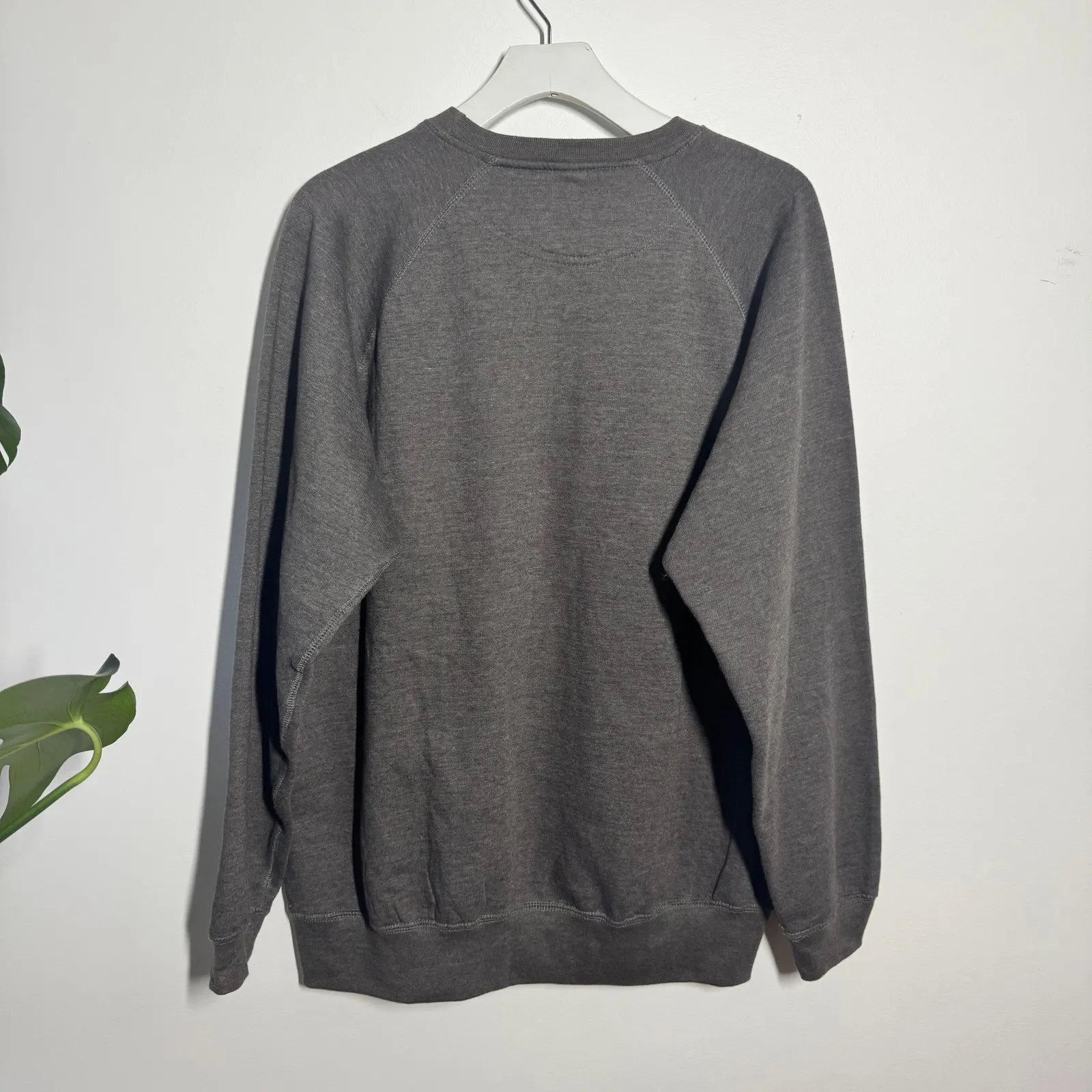 Appalachian Stat University Crew Neck Sweatshirt Women L Gray Embroidered Logo - Image 2