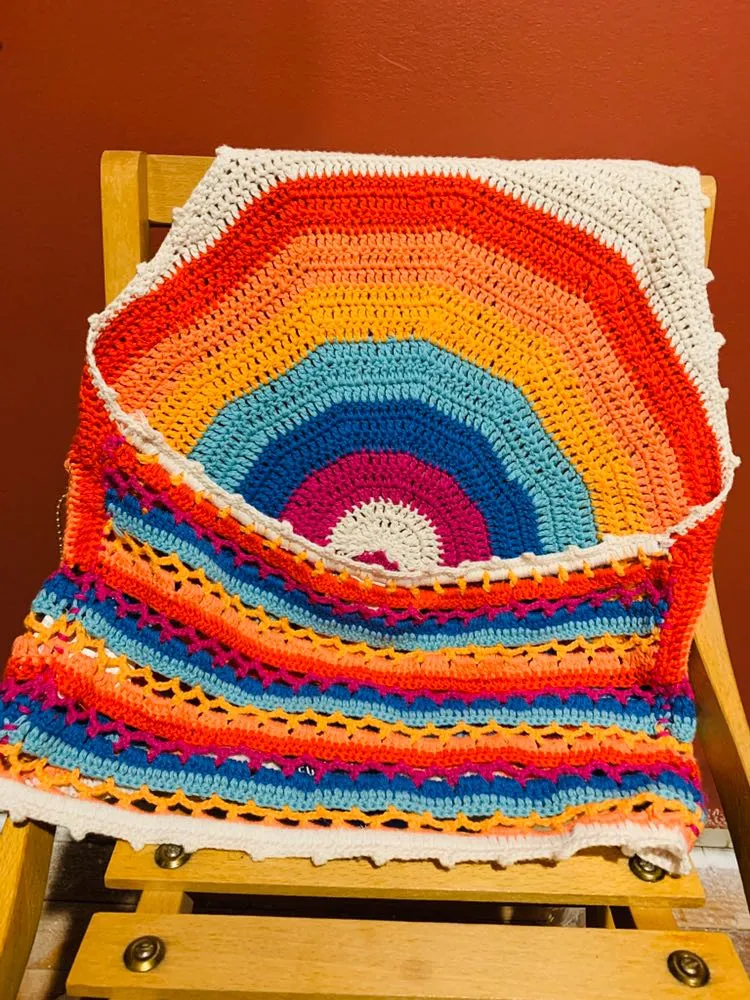 Rainbow Crocheted Top✌️NWT - Image 4