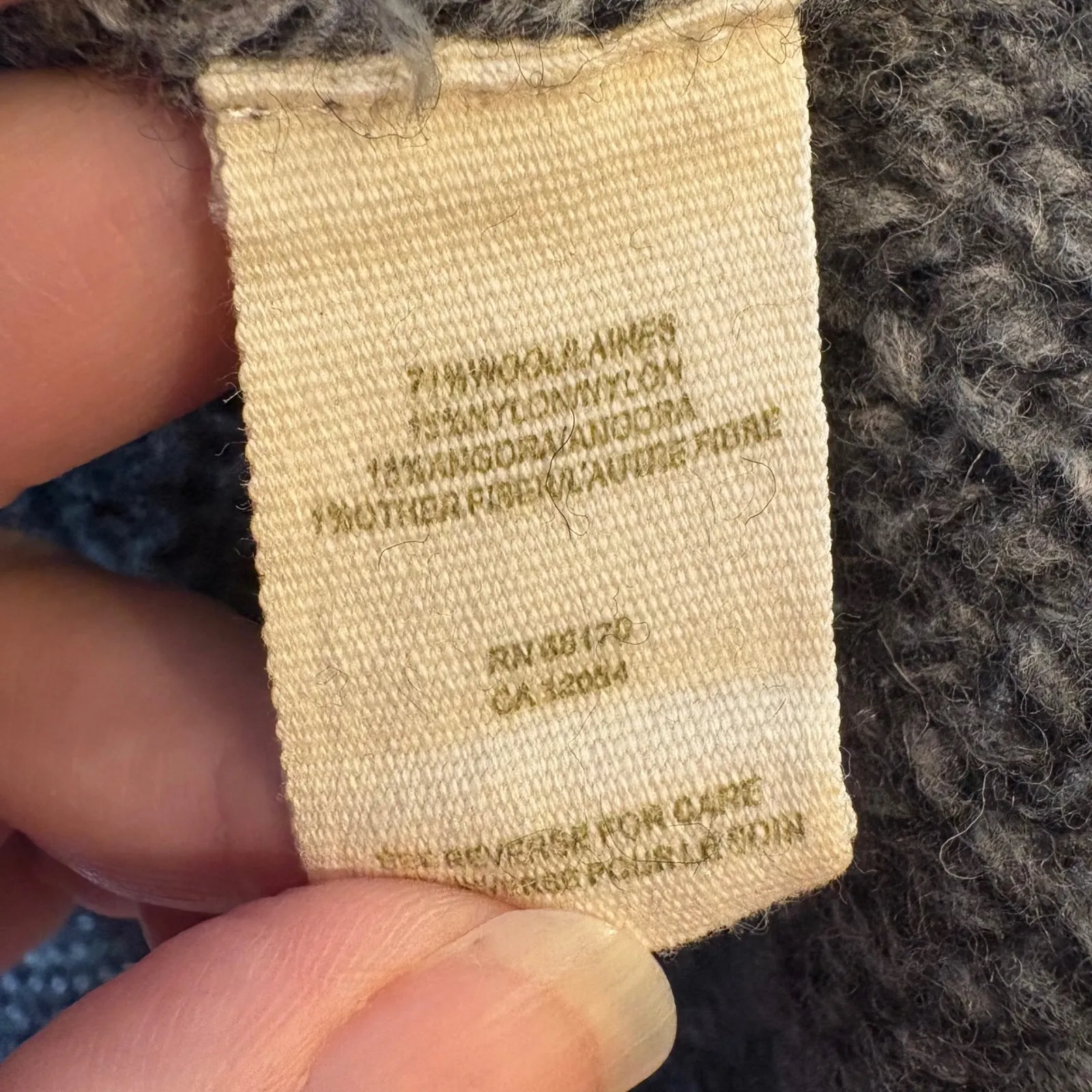 Free People Handsome Hooded Cardigan Size Small‎ Wool Mohair Knit Boho - Image 7