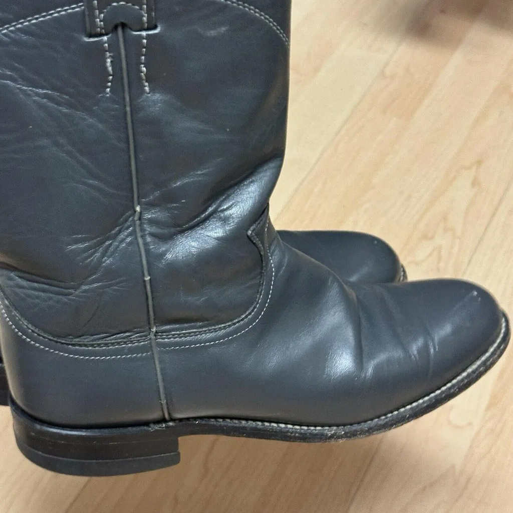 Vintage Justine Grey Western Boots - Image 6