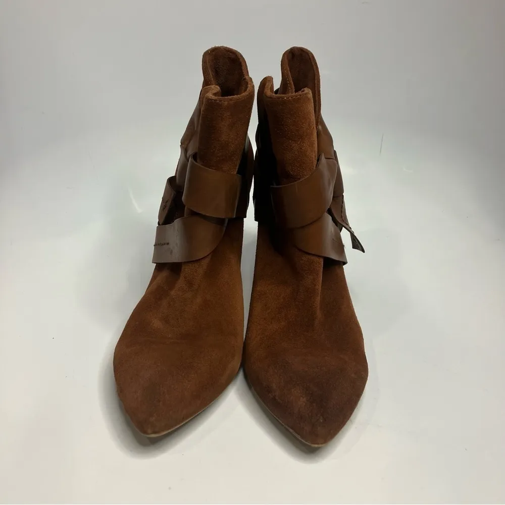 Jessica Simpson‎ Meri suede heeled booties size11 - Image 2