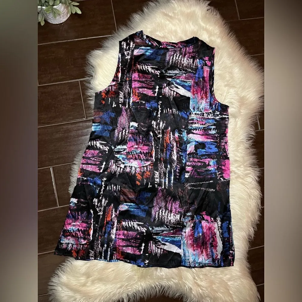 Lane Bryant colorful tunic dress sz 16 - Image 3