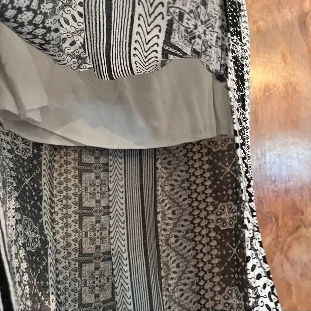 Gab Kate Black and White Sloan Maxi Skirt Size Medium - Image 2