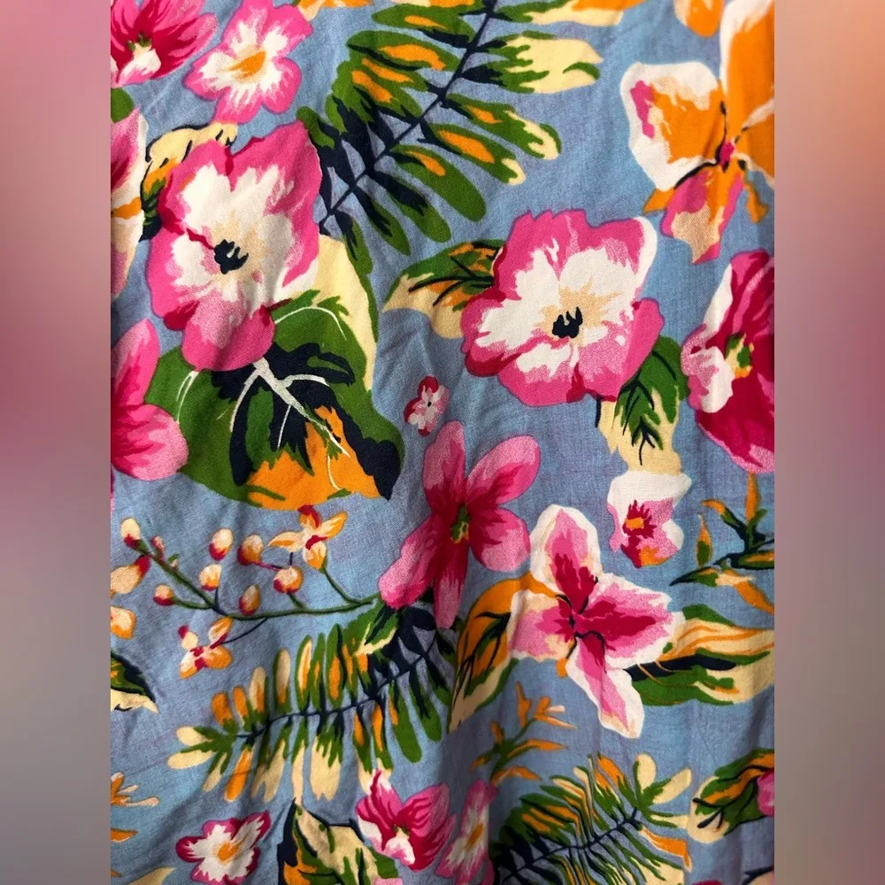 JCDesigns Floral Blue Swim Cover - Image 4