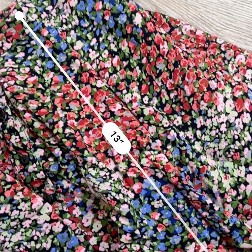 Urban outfitters button down floral mini skirt - Image 4