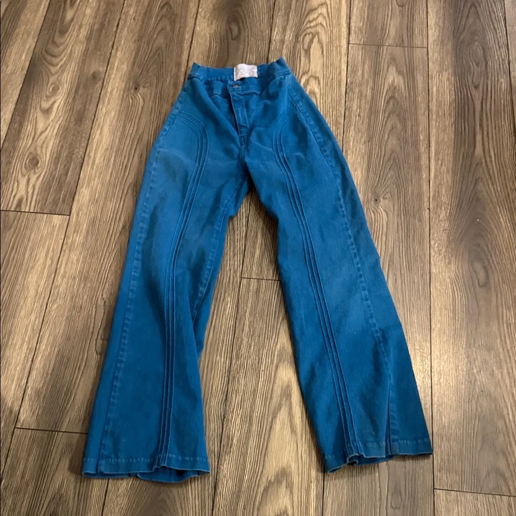 Revice Women's Blue Jeans rollergirl high waisted 70’s retro - Image 3