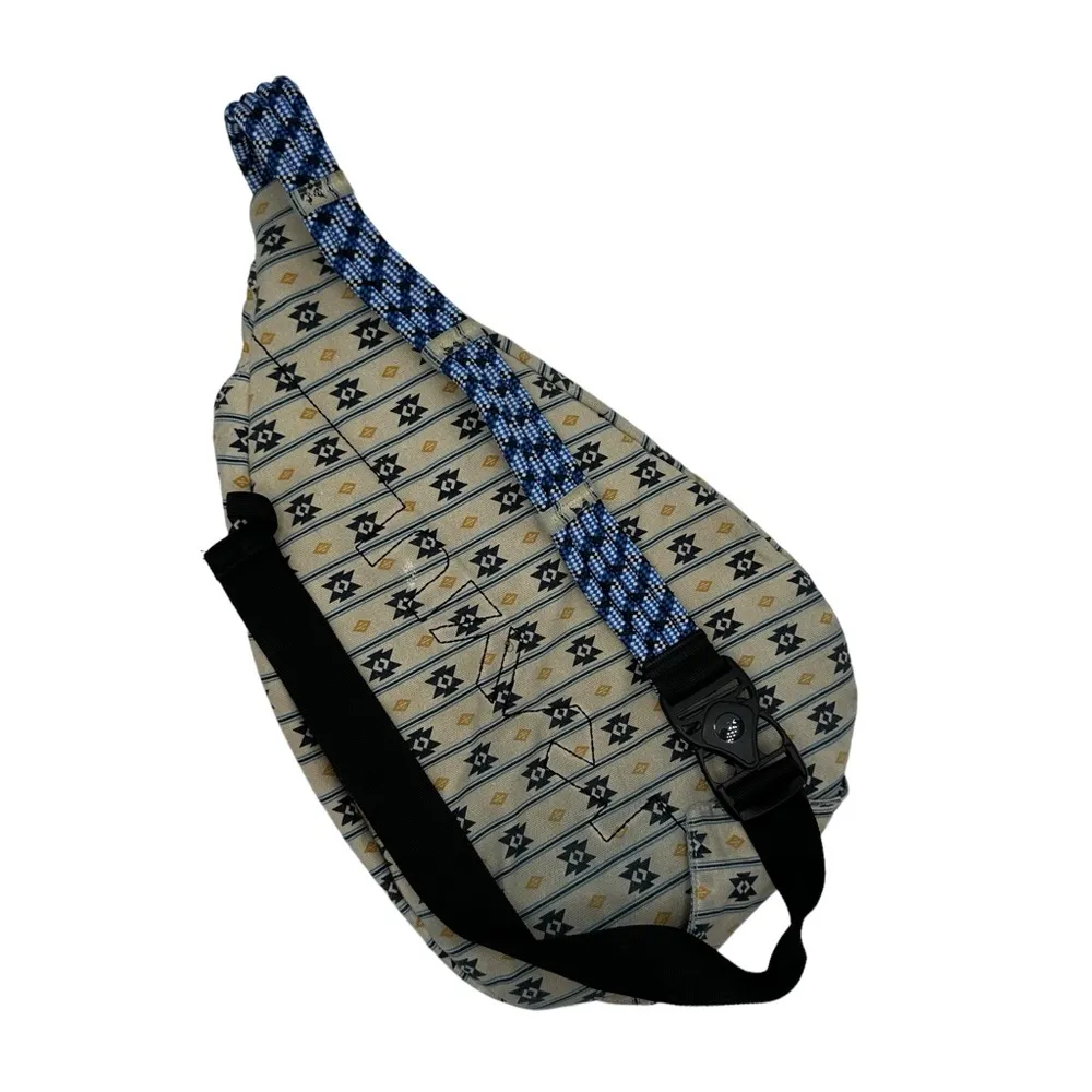 Boho Bohemian Southwestern Aztec Style Cream Classic Style Sling Bag - Image 2