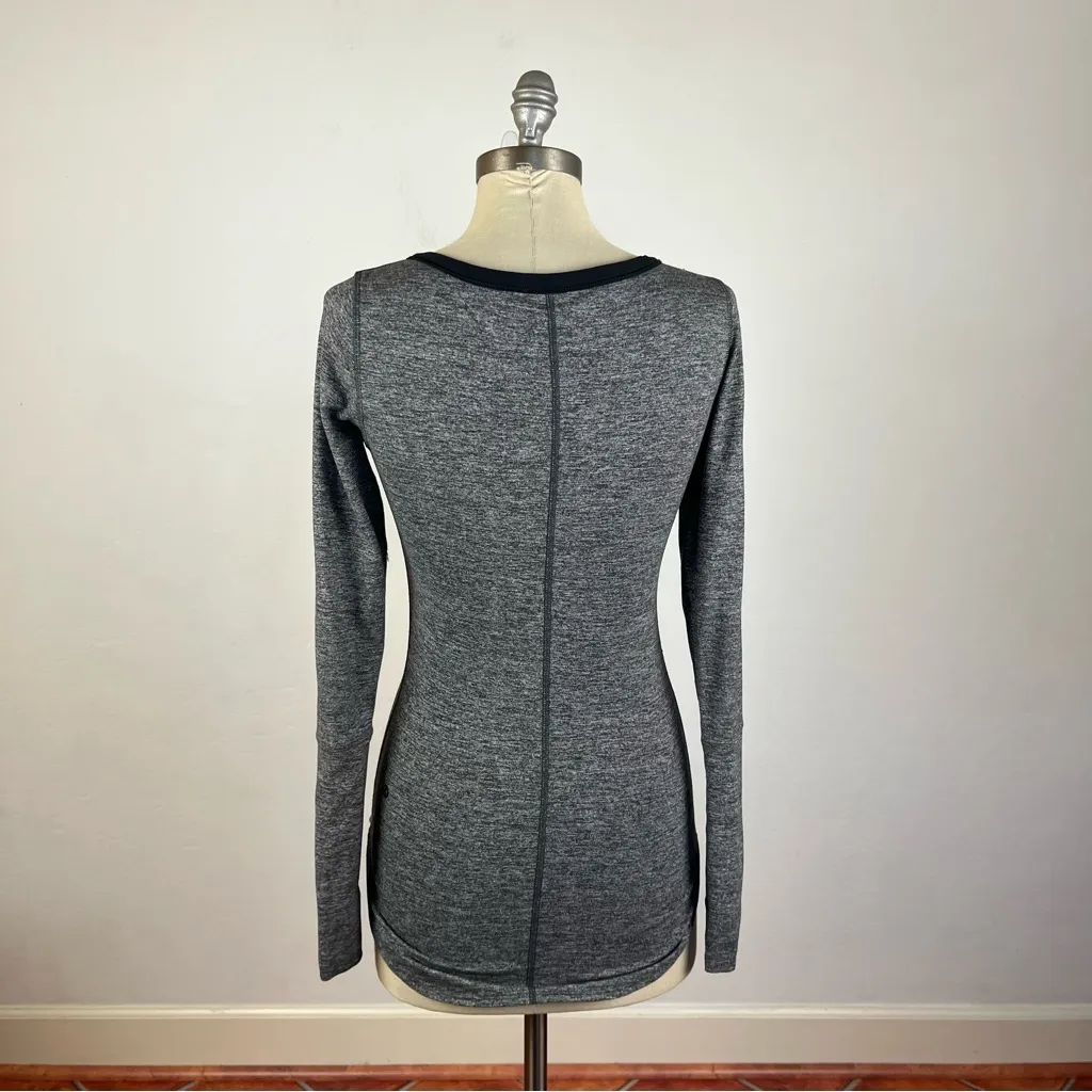 Lululemon Awesoma Henley in Heathered Black - Image 6