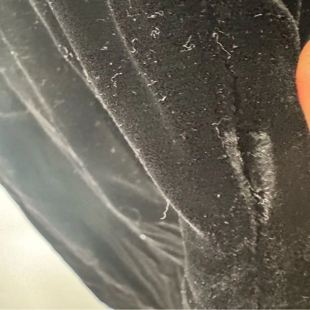 Vintage Erin Brook black velvet dress size 10 - Image 6