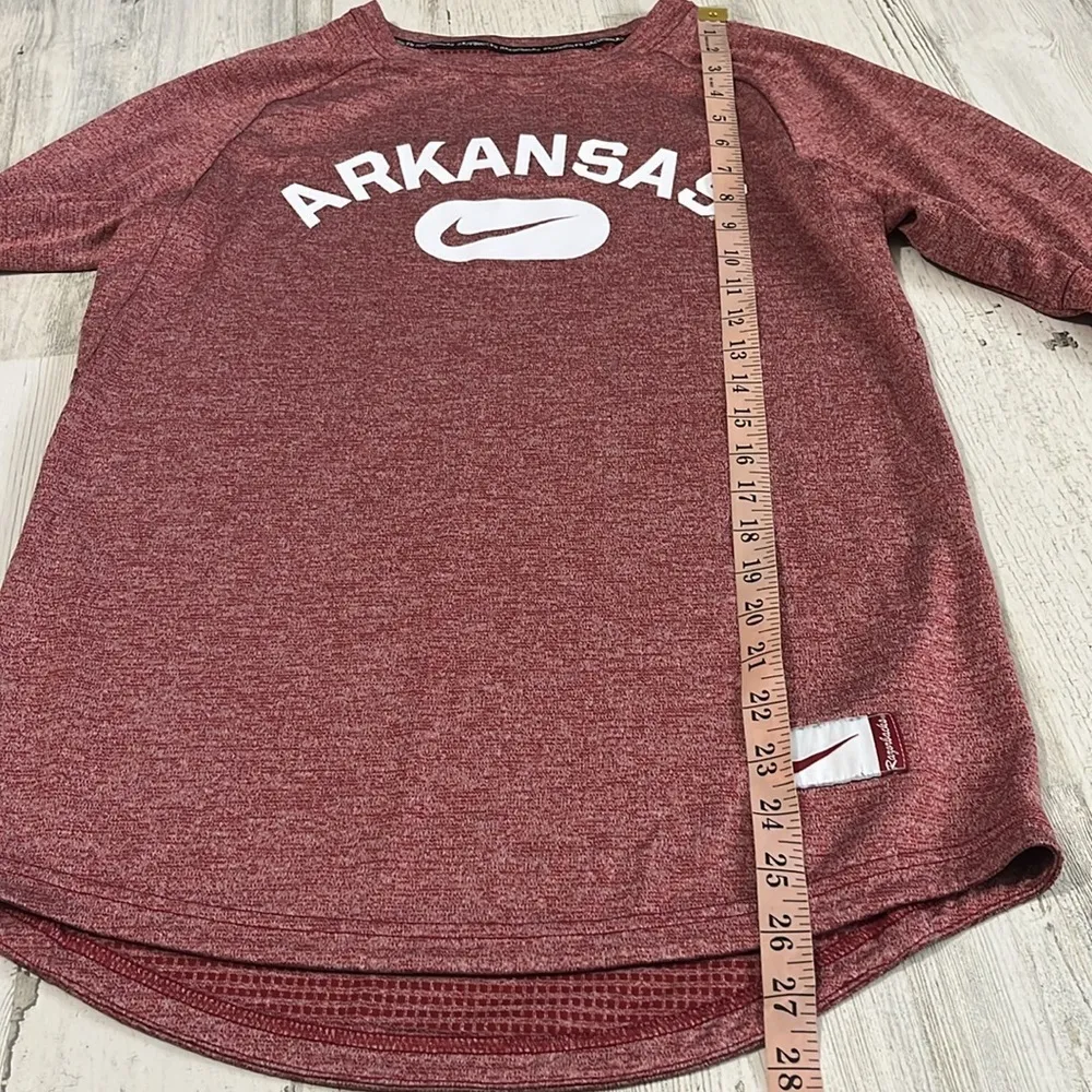 Nike Arkansas Razorbacks Long Sleeve Size Small - Image 7