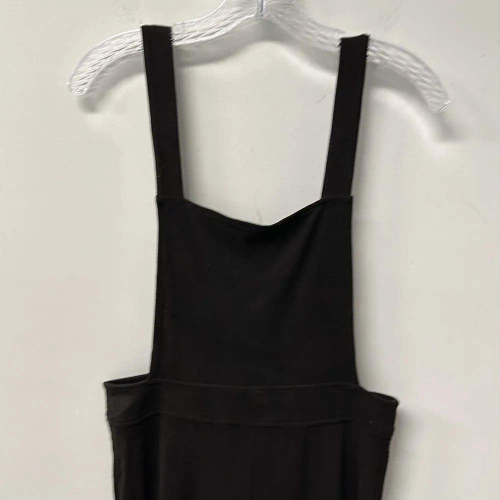 Bebop  Black Light Corduroy Overalls Size Large Stretchy Flare Legs Soft Boho - Image 3