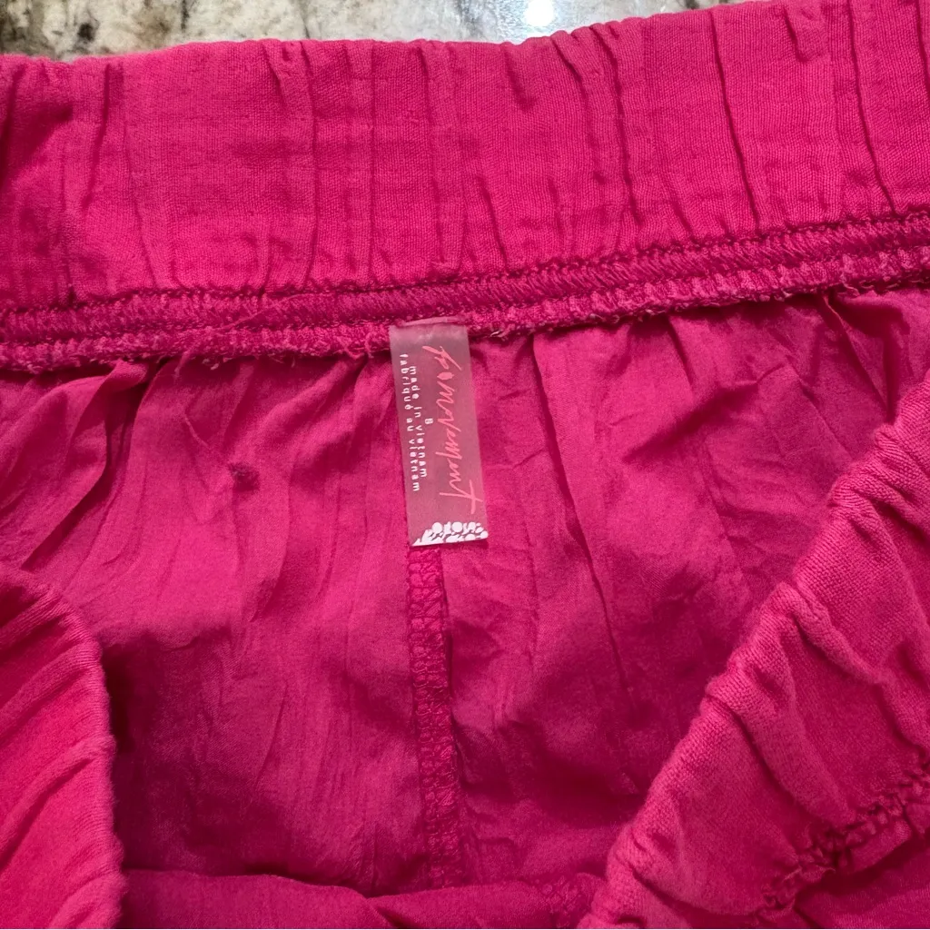 Free People Movement Lets Go Out Shorts Fuschia So Bright - Image 4
