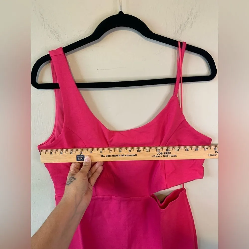 Socialite Bloomingdale’s Hot Pink cut out dress size XL‎ - Image 5