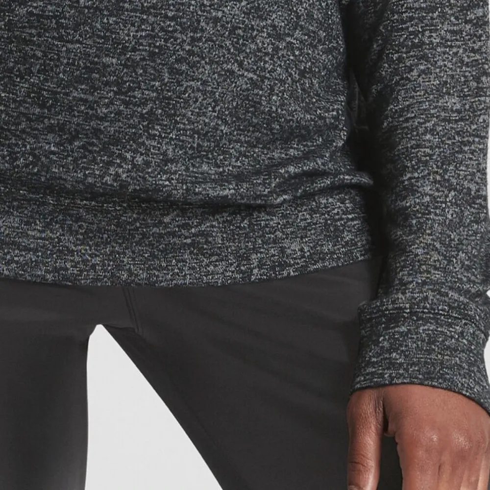 Athleta Mindful Pullover, Charcoal Grey Heather Size large - Image 7