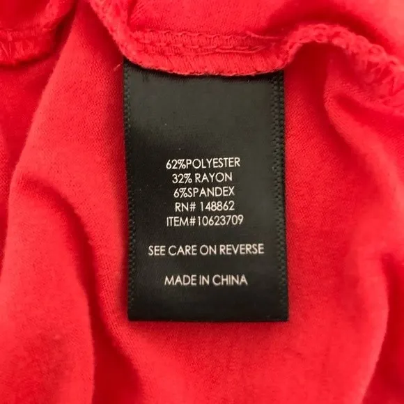 TORRID Tulip Dress Jersey Mini Pink Coral Womens Plus Size 3 3X 22 / 24 - Image 7