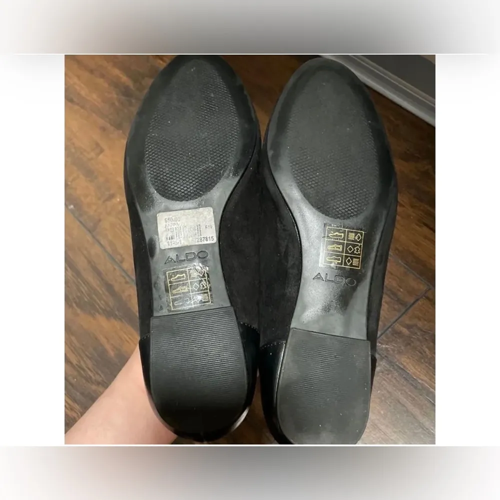 ALDO Black Suede Flats - Image 3