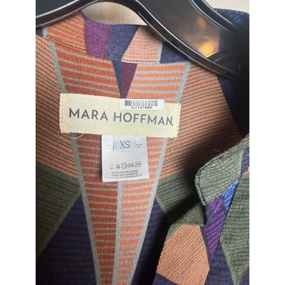 Mara Hoffman Compass Shirt Dress Sz. XS - Image 4