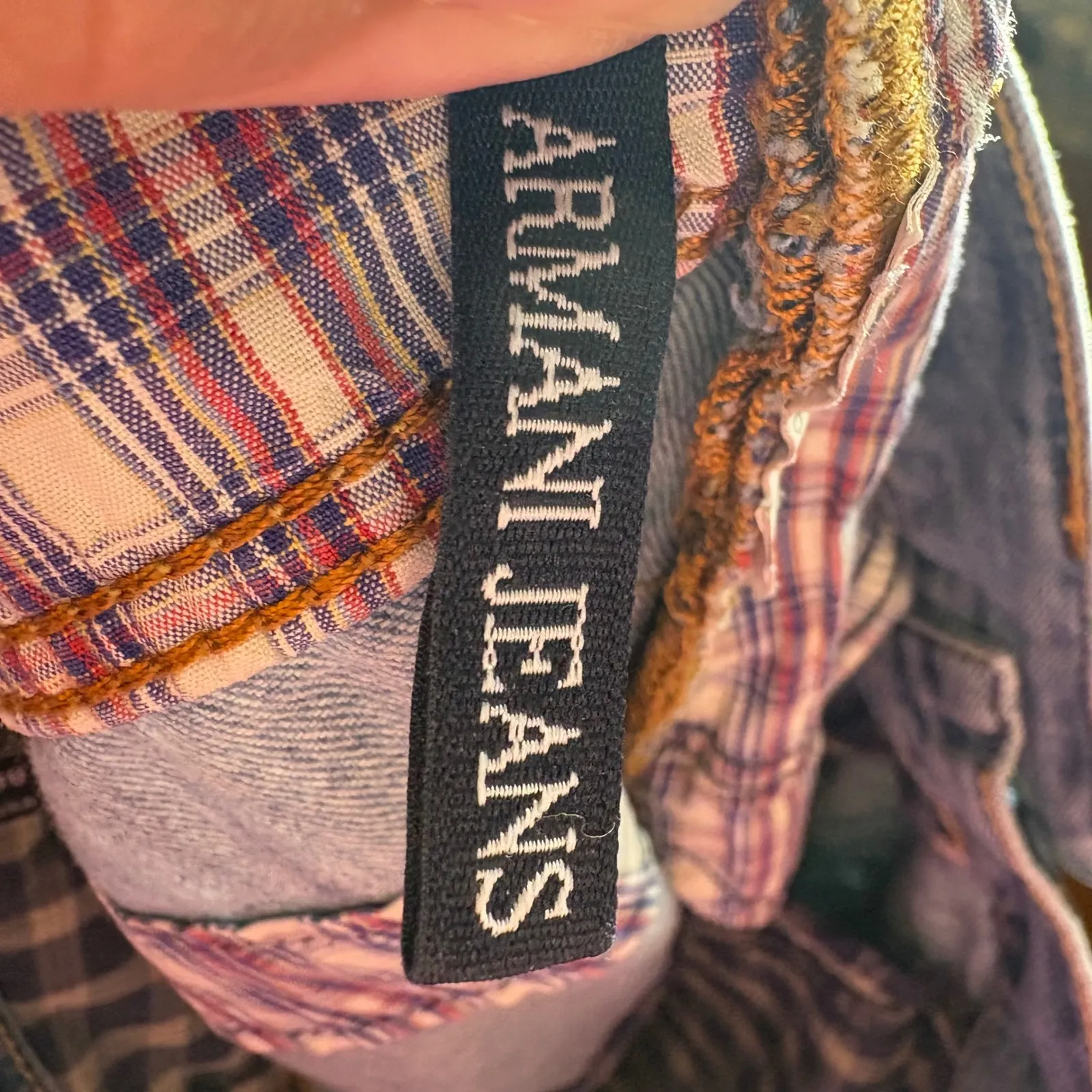 AJ Armani Jeans Light Wash Button Fly Denim Pants Classic Size 30 Blue - Image 10